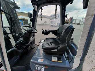 Used Forklift Truck TOYOTA 8FBET15 / Triplex: 4.30m / nur 393h! / SS ELEKTRO VIERRADFRONTSTAPLER (13024783)