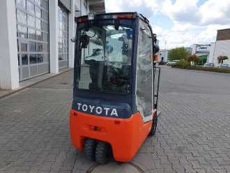Used Forklift Truck TOYOTA 8FBET15 / Triplex: 4.30m / nur 393h! / SS ELEKTRO VIERRADFRONTSTAPLER (13024783)
