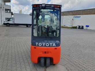 Used Forklift Truck TOYOTA 8FBET15 / Triplex: 4.30m / nur 393h! / SS ELEKTRO VIERRADFRONTSTAPLER (13024783)