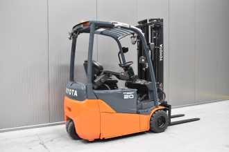 Used Forklift Truck TOYOTA 8FBET20 /58830/ ELEKTRO DREIRADFRONTSTAPLER (13065548)