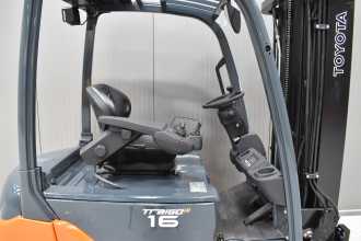 Used Forklift Truck TOYOTA 8FBMT16 /57338/ ELEKTRO VIERRADFRONTSTAPLER (13066414)