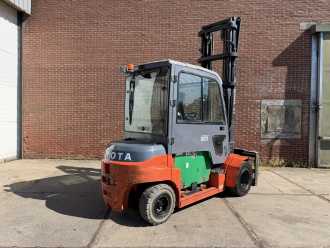 Used Forklift Truck TOYOTA 8FBMT50 ELEKTRO VIERRADFRONTSTAPLER (13040123)