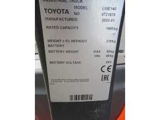 Used Forklift Truck TOYOTA LWE140 ELEKTRO NIEDERHUBWAGENDEICHSEL (13064968)