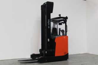 Used Forklift Truck TOYOTA RRE140H *sofort verfügbar* ELEKTRO SCHUBMASTSTAPLER (13067879) backdrop