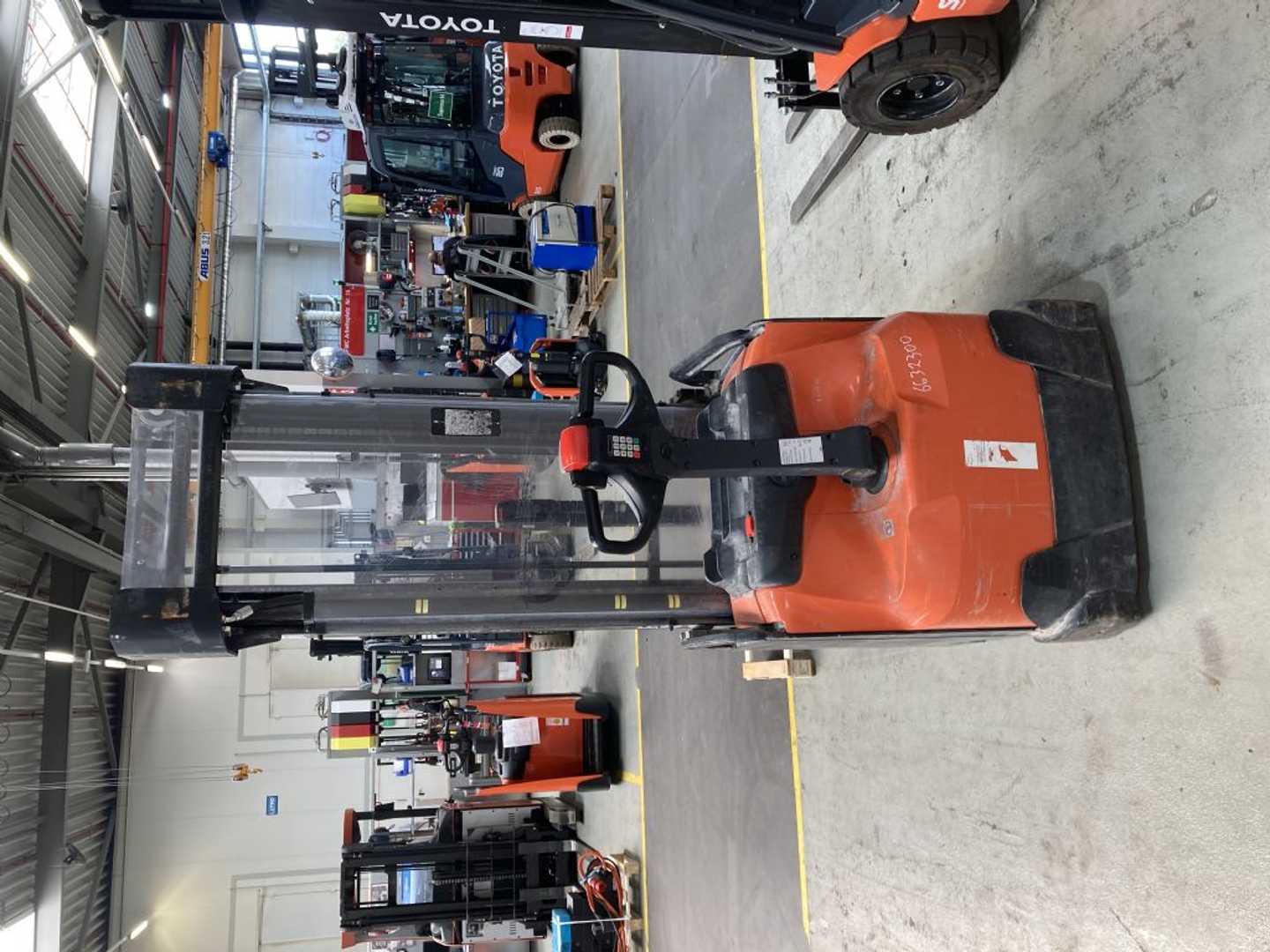 Used Forklift Truck TOYOTA SWE160 ELEKTRO HOCHHUBWAGENDEICHSEL (13059465)