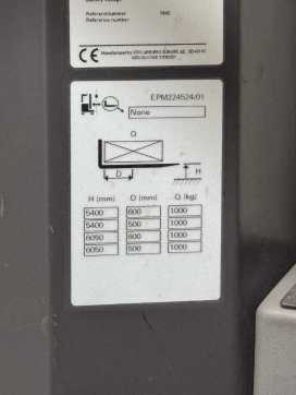 Used Forklift Truck UNICARRIERS 100TVI540EPM - 1.614 Std. - HH 5.400 mm ELEKTRO HOCHHUBKOMMISSIONIERER (12922737)