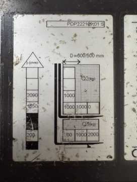 Used Forklift Truck UNICARRIERS PDP200T - 4.304 Std. - HH 2.090 mm - Doppelstock ELEKTRO HOCHHUBWAGENDEICHSEL (12917209)