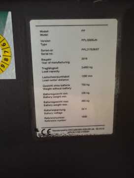 Used Forklift Truck UNICARRIERS PPL200 - 2.401 Std. - HH 205 mm ELEKTRO NIEDERHUBKOMMISSIONIERER (12914694)