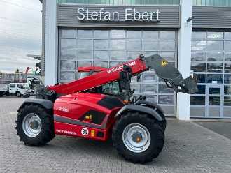 Used Forklift Truck WEIDEMANN T7035 / nur 446h / Manitou-Aufnahme / 122PS!! DIESEL TELESKOPARMSTAPLER (13052706) backdrop