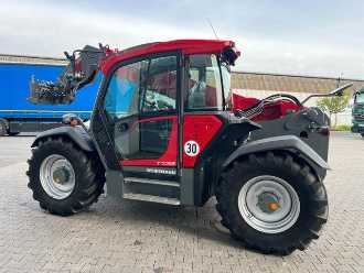 Used Forklift Truck WEIDEMANN T7035 / nur 446h / Manitou-Aufnahme / 122PS!! DIESEL TELESKOPARMSTAPLER (13052706)