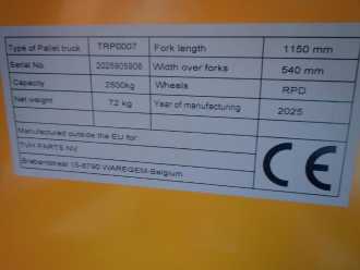 Used Forklift Truck WEITERE TRP0007 ELEKTRO NIEDERHUBWAGENDEICHSEL (13070416)