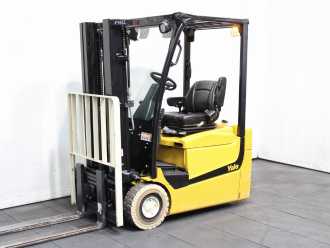 Used Forklift Truck YALE ERP 15 VC E1980 ELEKTRO DREIRADFRONTSTAPLER (12973925) backdrop