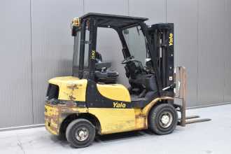 Used Forklift Truck YALE GDP 25 MX /59251/ DIESEL VIERRADFRONTSTAPLER (13075572)