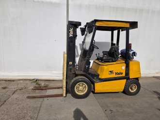 Used Forklift Truck YALE GLP25RF GAS VIERRADFRONTSTAPLER (13070718)