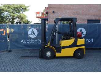 Used Forklift Truck YALE GLP25VX GAS VIERRADFRONTSTAPLER (13062960)