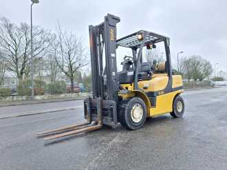 Used Forklift Truck YALE GLP40VX5 GAS VIERRADFRONTSTAPLER (12905368)