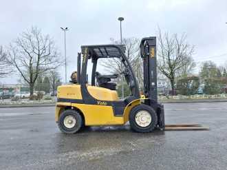 Used Forklift Truck YALE GLP40VX5 GAS VIERRADFRONTSTAPLER (12905368)