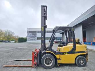 Used Forklift Truck YALE GLP45SVX5 GAS VIERRADFRONTSTAPLER (12912930)