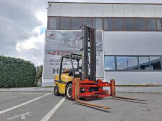 Used Forklift Truck YALE GLP45SVX5 GAS VIERRADFRONTSTAPLER (12912930)