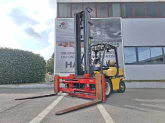 Used Forklift Truck YALE GLP45SVX5 GAS VIERRADFRONTSTAPLER (12912930)