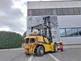 Used Forklift Truck YALE GLP45SVX5 GAS VIERRADFRONTSTAPLER (12912930)