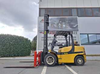 Used Forklift Truck YALE GLP45SVX5 GAS VIERRADFRONTSTAPLER (12912930)