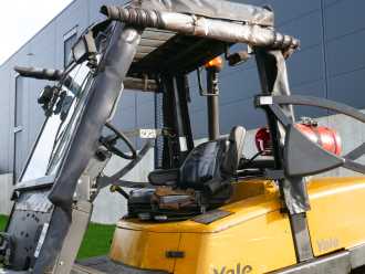 Used Forklift Truck YALE GLP55MJ V2214 GAS VIERRADFRONTSTAPLER (12920292)