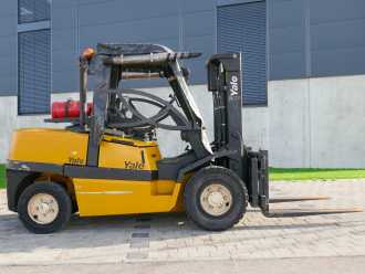 Used Forklift Truck YALE GLP55MJ V2214 GAS VIERRADFRONTSTAPLER (12920292)