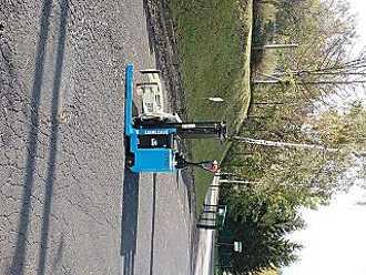 Used Forklift Truck YALE gerbeur encadrant ELEKTRO HOCHHUBWAGENMANUELLELEKTRISCH (12995090) backdrop