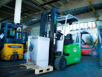 Wózki widłowe używane CESAB B-320 ELEKTRO DREIRADFRONTSTAPLER (11963021)