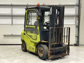 Wózki widłowe używane CLARK GTS25D DIESEL VIERRADFRONTSTAPLER (13010827)