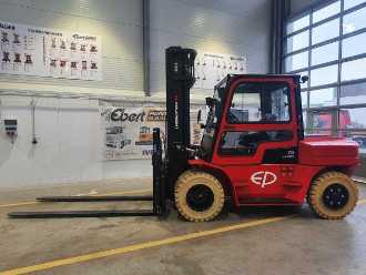 Wózki widłowe używane EP Equipment EFL 702 / 7T / Triplex: 5,40m / ZVG ELEKTRO VIERRADFRONTSTAPLER (13033003)