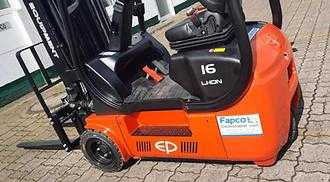 Wózki widłowe używane EP TDL 161 ELEKTRO DREIRADFRONTSTAPLER (12880181)