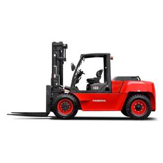 Wózki widłowe używane HANGCHA CPCD100 DIESEL VIERRADFRONTSTAPLER (13014013)