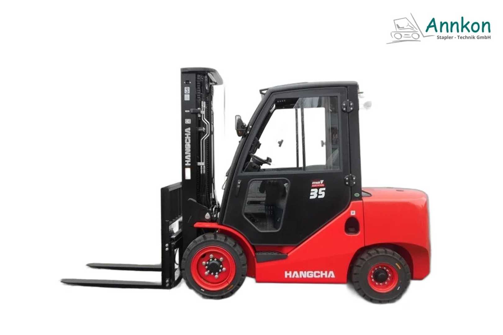 Wózki widłowe używane HANGCHA CPCD35-XH7F DIESEL VIERRADFRONTSTAPLER (13066962)