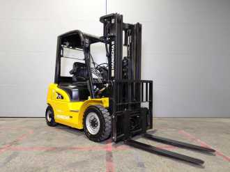 Wózki widłowe używane HANGCHA XE25i (CPD25-XEY2-SI) ELEKTRO VIERRADFRONTSTAPLER (13075891) backdrop