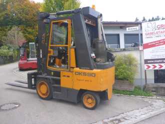Wózki widłowe używane HUBTEX DKS-80 DIESEL VIERRADFRONTSTAPLER (13075980)