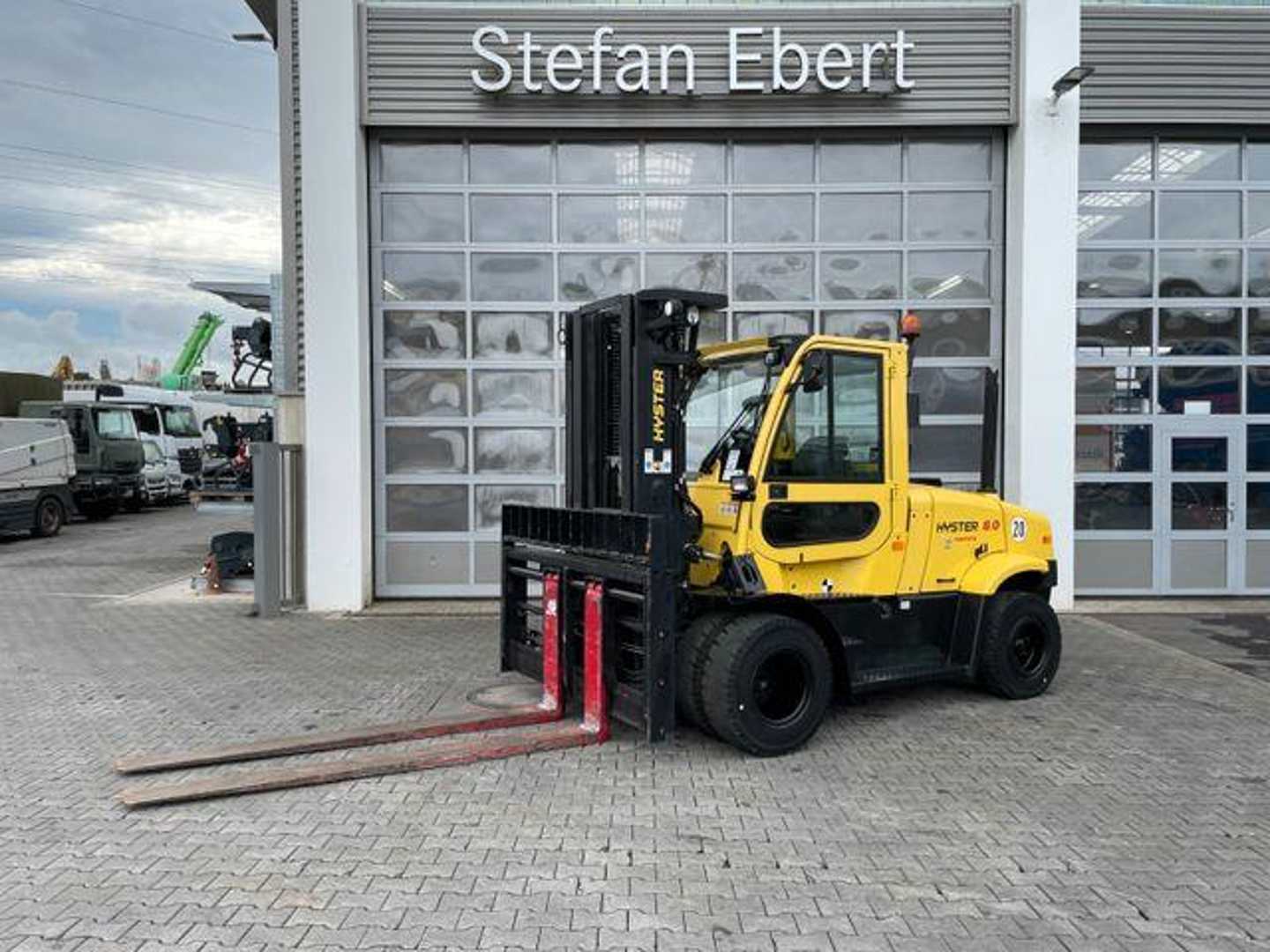 Wózki widłowe używane HYSTER 5,52m / ZVG DIESEL VIERRADFRONTSTAPLER (13063844)