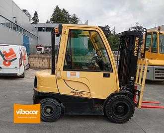Wózki widłowe używane HYSTER H2.5FT DIESEL VIERRADFRONTSTAPLER (12970460) backdrop