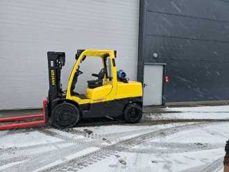 Wózki widłowe używane HYSTER H4.5FT6 - TRIPLEX GAS VIERRADFRONTSTAPLER (12949825)