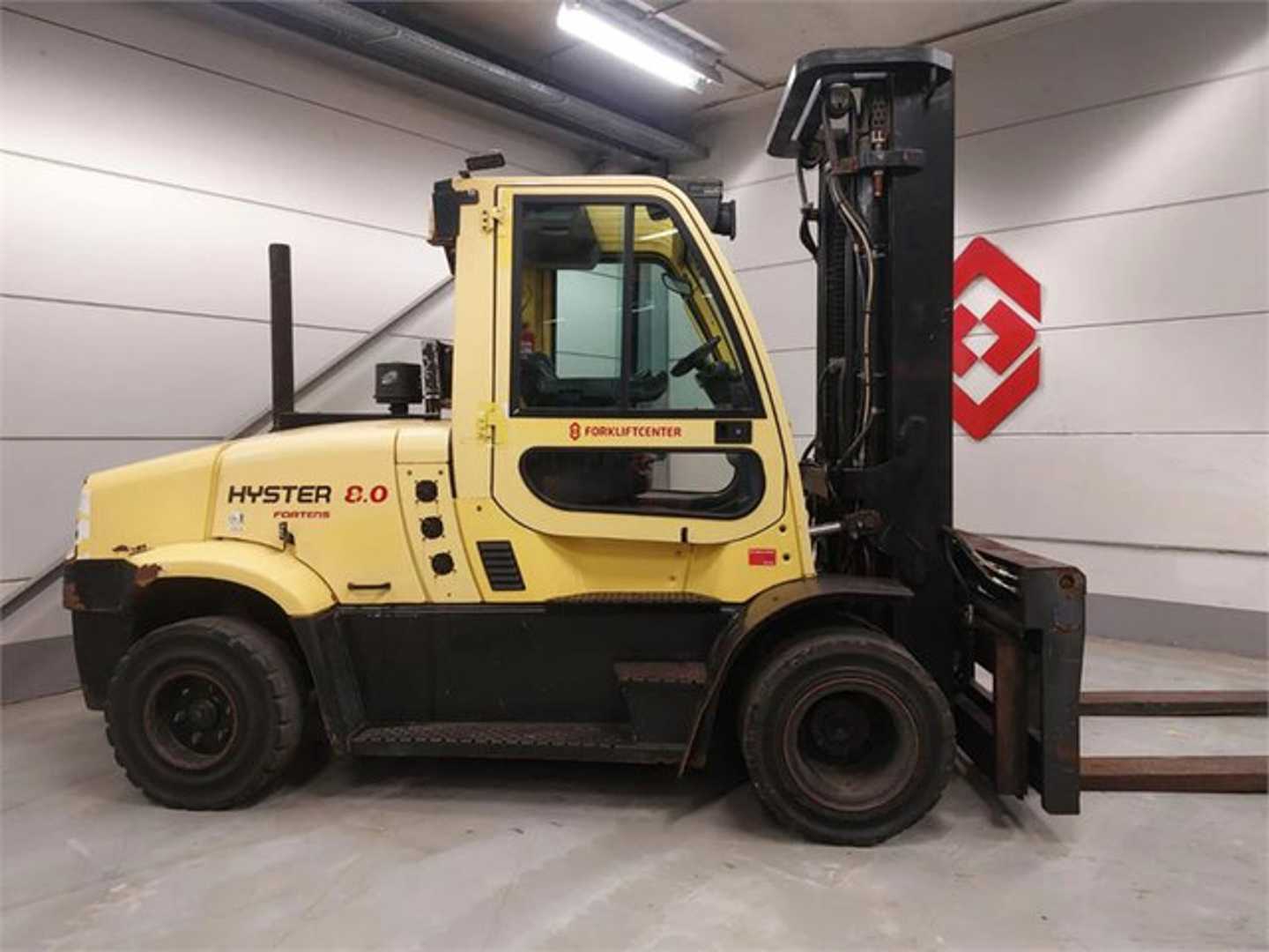 Wózki widłowe używane HYSTER H8.0FT9 DIESEL VIERRADFRONTSTAPLER (13053608)