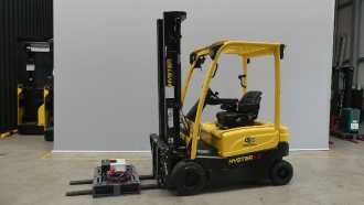 Wózki widłowe używane HYSTER J1.6XN ELEKTRO VIERRADFRONTSTAPLER (13063529) backdrop