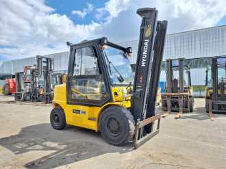 Wózki widłowe używane HYUNDAI 40L-7A GAS VIERRADFRONTSTAPLER (12616866)