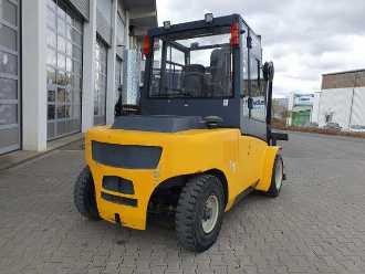 Wózki widłowe używane JUNGHEINRICH DFG 680 / 4.500mm / 2.413h / Zinkenverstellgerät DIESEL VIERRADFRONTSTAPLER (13033008)