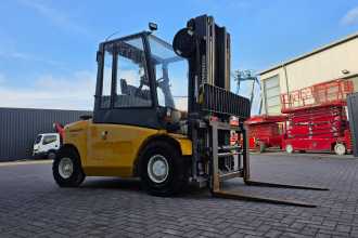 Wózki widłowe używane JUNGHEINRICH DFG670 DIESEL VIERRADFRONTSTAPLER (13008333)