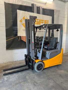 Wózki widłowe używane JUNGHEINRICH EFG 215 GE115-350ZZ Litio ELEKTRO DREIRADFRONTSTAPLER (13059549)