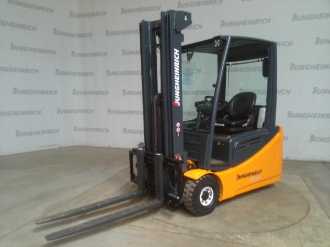 Wózki widłowe używane JUNGHEINRICH EFG 216k 500DZ ELEKTRO DREIRADFRONTSTAPLER (12871202) backdrop