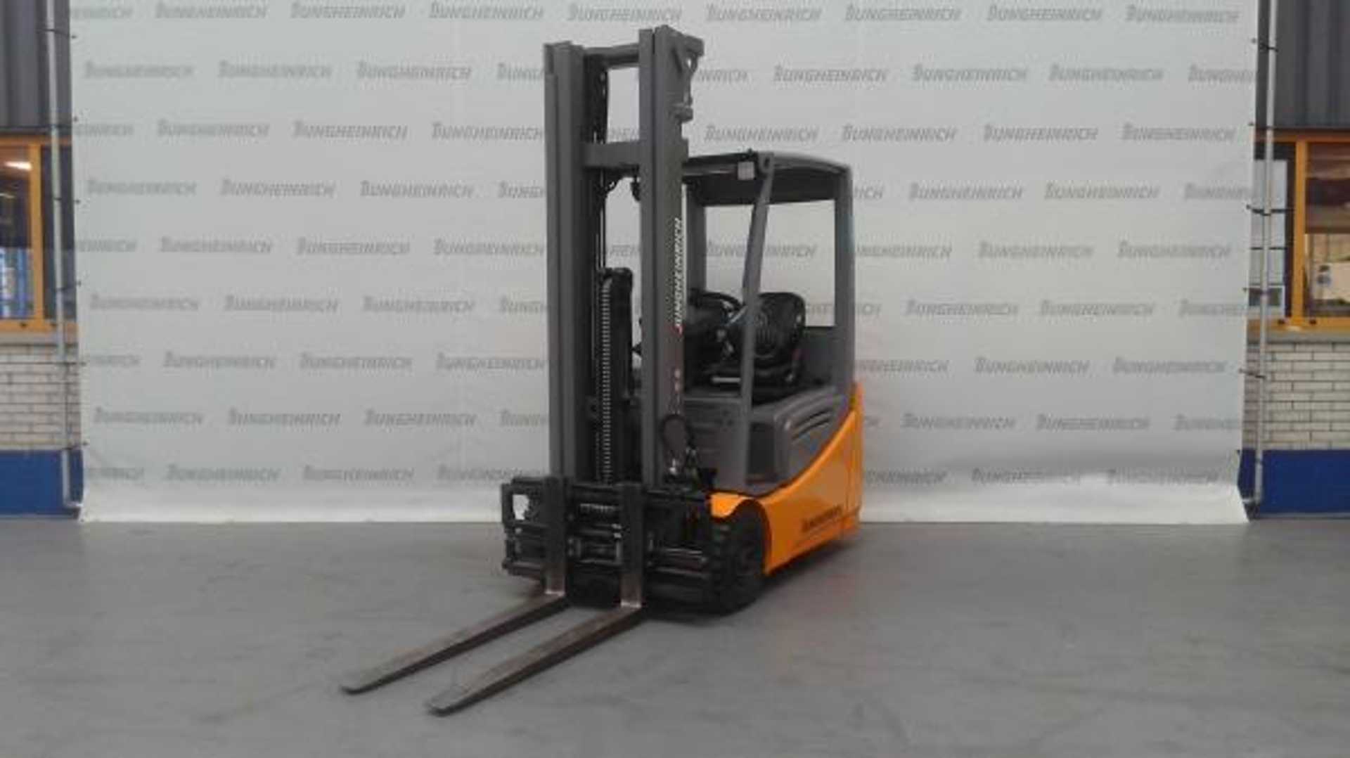 Wózki widłowe używane JUNGHEINRICH EFG 216k ZVG115-550DZ ELEKTRO VIERRADFRONTSTAPLER (13048640)