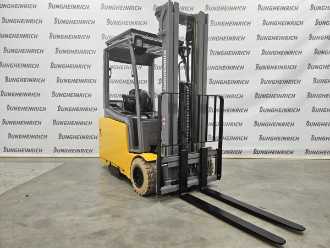 Wózki widłowe używane JUNGHEINRICH EFG 218 SP GE 115-500 DZ ELEKTRO VIERRADFRONTSTAPLER (12831872) backdrop