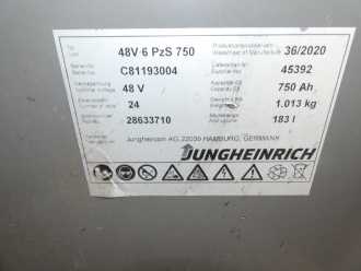 Wózki widłowe używane JUNGHEINRICH EFG 220 ELEKTRO DREIRADFRONTSTAPLER (13076006)